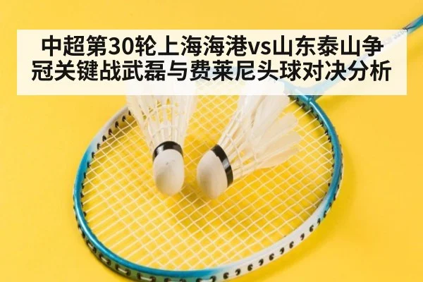 中超第30轮上海海港vs山东泰山争冠关键战武磊与费莱尼头球对决分析